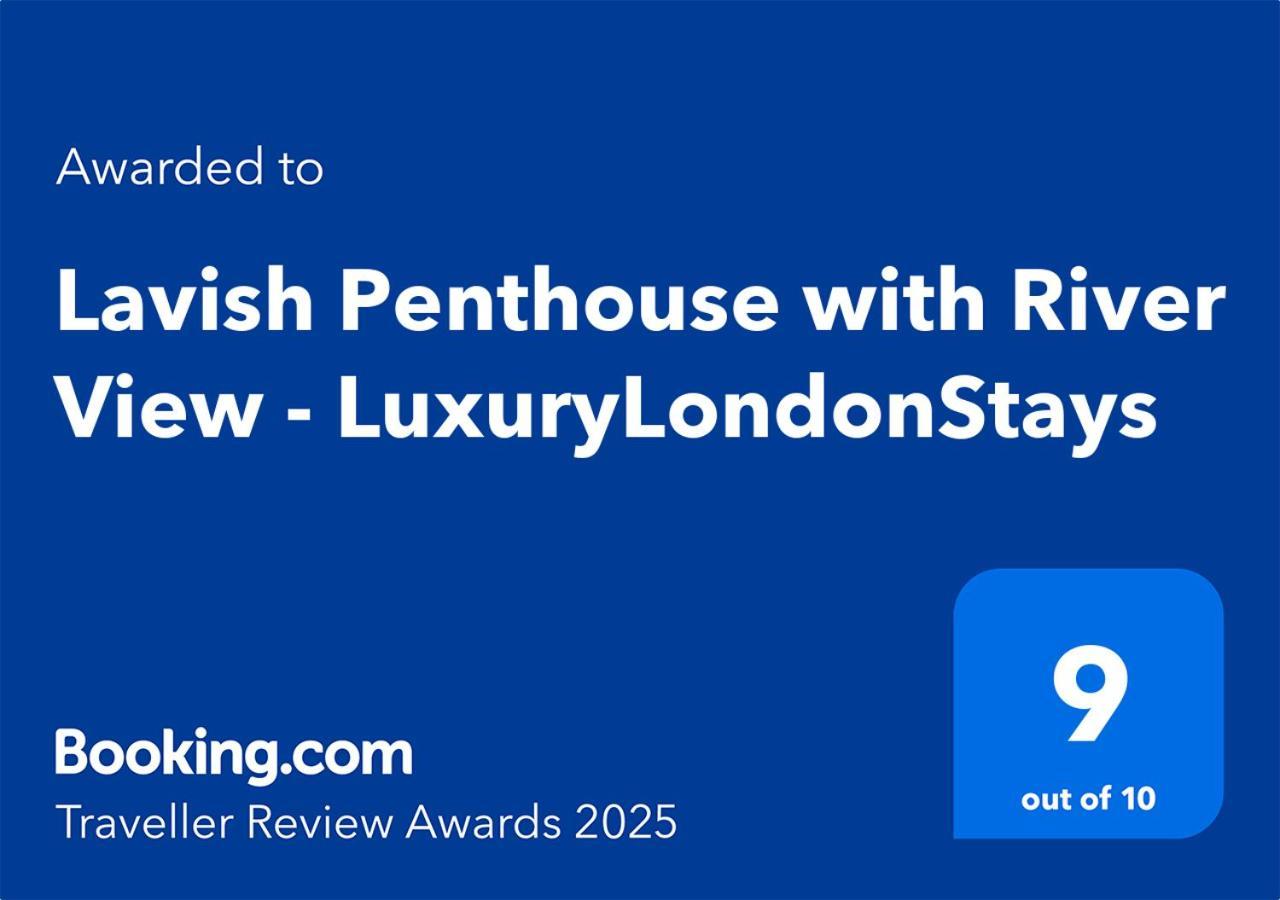 Lavish Penthouse River View Fast Wifi - Luxurylondonstays Εξωτερικό φωτογραφία
